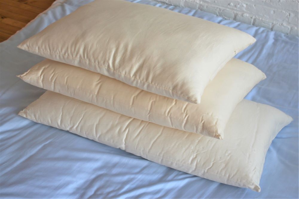 Wool Pillows - Natural Wool Filled Pillows